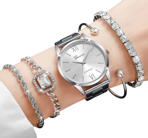 5PCS Watches Bracelets Set